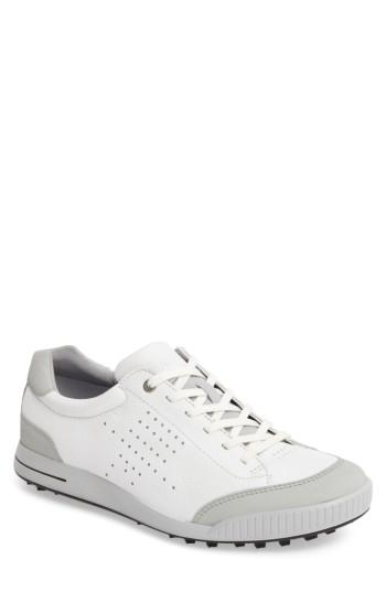 Men's Ecco Street Retro Hm Golf Shoe -8.5us / 42eu - White