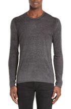 Men's John Varvatos Collection Silk & Cashmere Sweater - Grey
