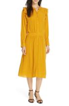 Women's Joie Redson Print Midi Dress - Yellow