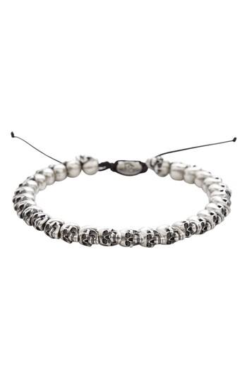Men's Degs & Sal Skull Bead Bracelet
