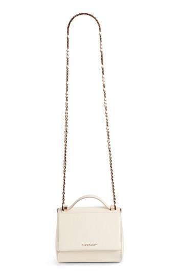 Givenchy 'mini Pandora Box - Palma' Leather Shoulder Bag - Ivory