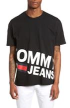 Men's Tommy Jeans Essential Magnified Logo T-shirt - Black