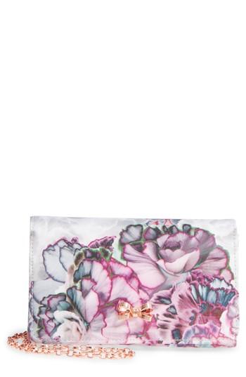 Ted Baker London Illuminated Bloom Grosgrain Clutch -