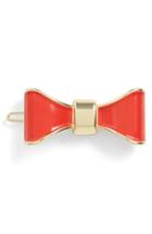 L. Erickson 'prim' Bow Tige Boule Barrette, Size - Orange