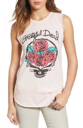 Women's Junk Food Grateful Dead Tank - Pink