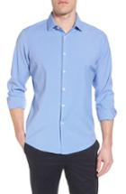 Men's Mizzen+main Maverick Slim Fit Plaid Sport Shirt - Blue