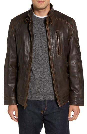 Men's Missani Le Collezioni Leather Jacket