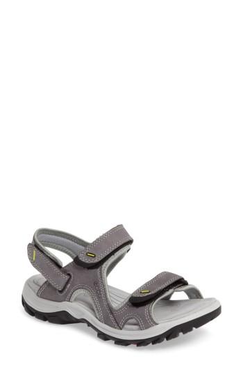 Women's Ecco 'offroad' Lightweight Sandal -10.5us / 41eu - Grey