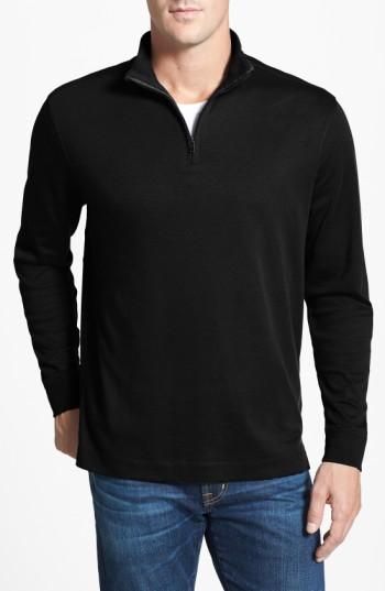 Men's Cutter & Buck Belfair Quarter Zip Pullover