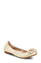 Women's B?rn Julianne Floral Flat M - Metallic