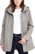 Women's Lauren Ralph Lauren Stowaway Hood Drawstring Waist Anorak - Green