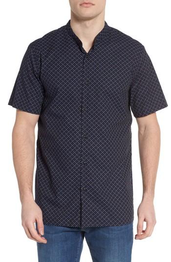 Men's Scotch & Soda Woven Oxford Shirt - Blue