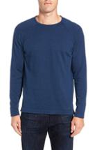 Men's Stone Rose Trim Fit Crewneck Sweater, Size - Blue
