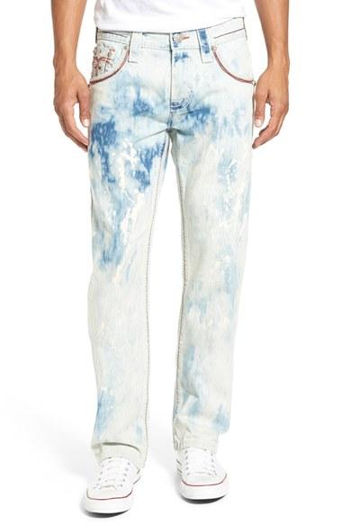 Men's Rock Revival Alternative Straight Leg Jeans - Blue