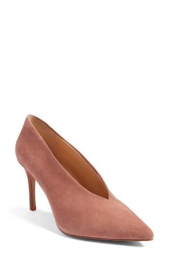 Women's Vince Camuto Ankia Suede Pump M - Pink