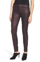 Women's 7 For All Mankind Metallic Ankle Skinny Jeans - Purple