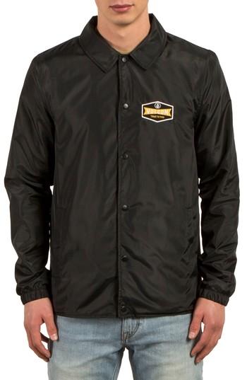 Men's Volcom Brews Coach's Jacket - Black
