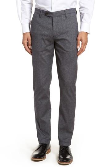 Men's Ted Baker London Pintz Slim Fit Trousers R - Blue