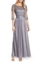 Women's Alex Evenings Beaded Lace Gown