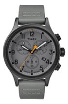 Men's Timex Allied Chronograph Leather Strap Watch, 42mm