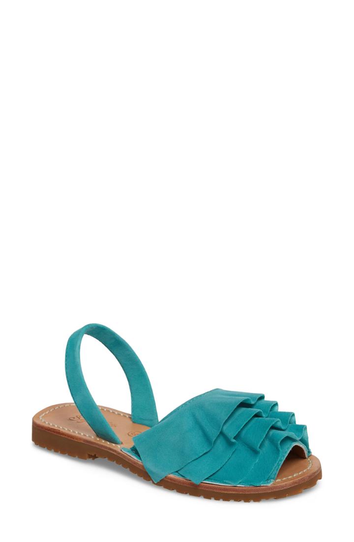Women's Seychelles Peace Of Mind Sandal .5 M - Blue/green