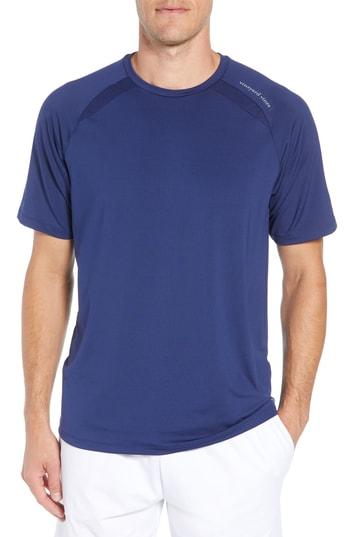 Men's Vineyard Vines Mesh Inset T-shirt - Blue