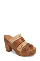 Women's Bed Stu Crystal Platform Slide Sandal M - Brown