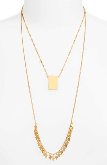 Women's Madewell Dancing Arrow Layered Necklace
