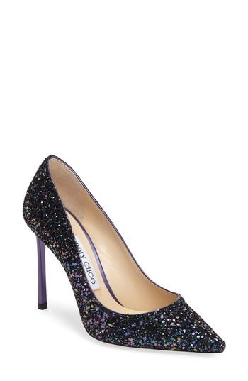 Women's Jimmy Choo Romy Pointy Toe Pump Us / 37eu - Black