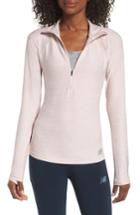 Women's New Balance Anticipate Half Zip Pullover - Pink
