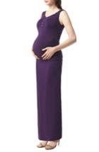 Women's Kimi And Kai Ruby Maternity Maxi Tank Dress - Purple