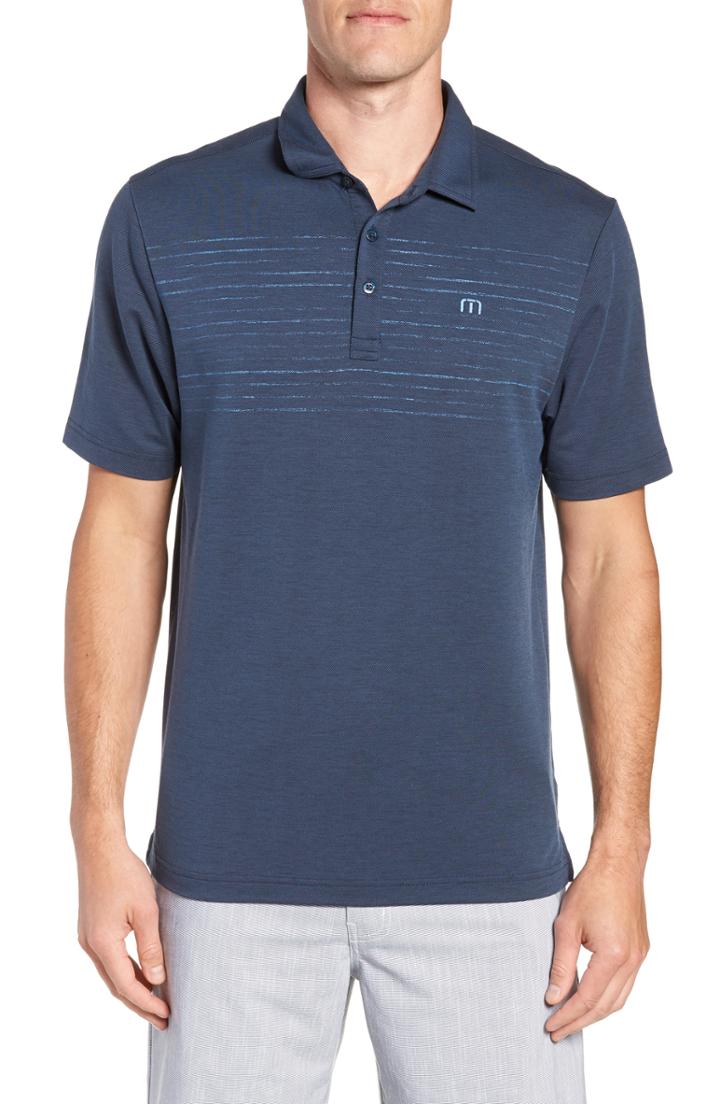 Men's Travis Mathew Toastin Striped Polo