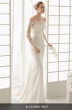 Women's Rosa Clara 'dado' Lace Overlay Column Dress