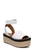 Women's Sarto By Franco Sarto Maisi Platform Espadrille Sandal M - White