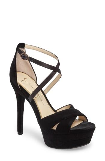 Women's Jessica Simpson Roxelle Sandal .5 M - Black