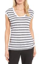 Women's Nordstrom Collection Linen Jersey Tee - White
