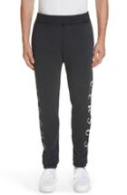 Men's Versus Versace Logo Embroidered Sweatpants - Black