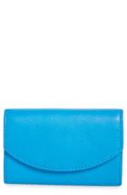 Women's Skagen Leather Card Case - Blue