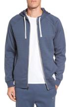 Men's Reebok Classic Quilted Zip Hoodie, Size - Blue