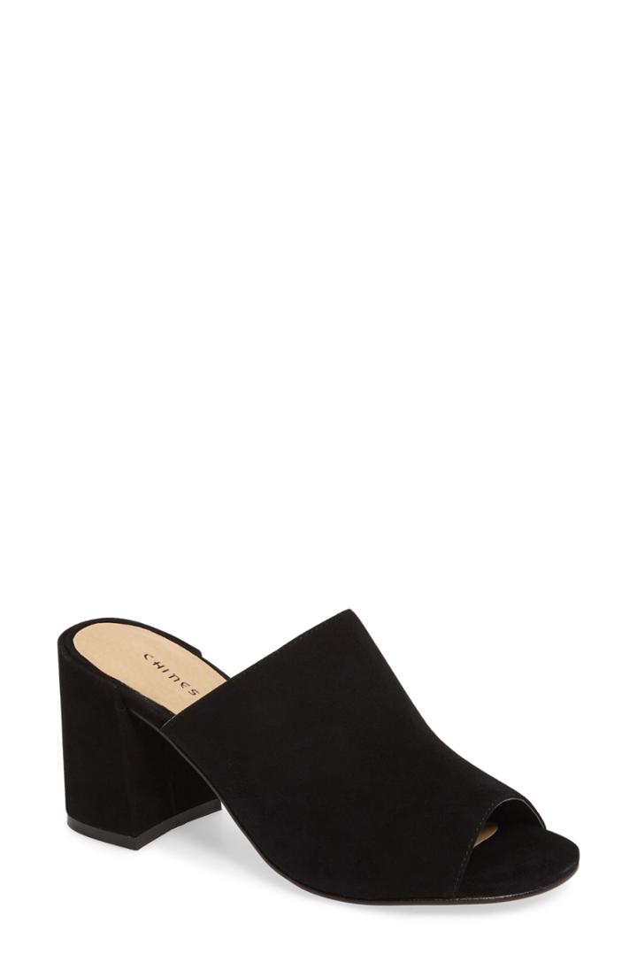 Women's Chinese Laundry Sammy Slide Sandal M - Black