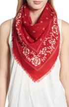 Women's Kate Spade New York Wool Bandana, Size - Red