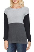 Women's Vince Camuto Colorblock Sweater, Size - Grey