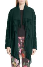 Women's Moncler Mantella Quilted Sleeve Jacket - Green
