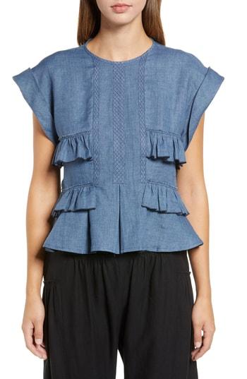 Women's Yakampot Tina Blouse - Blue