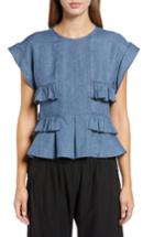 Women's Yakampot Tina Blouse - Blue