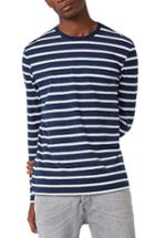 Men's Topman Stripe Slim Fit Long Sleeve T-shirt