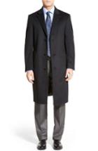 Men's Hart Schaffner Marx Sheffield Classic Fit Wool & Cashmere Overcoat S - Grey