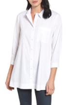 Women's Bobeau Poplin Shirt - White