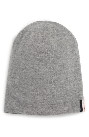 Men's Moncler Berretto Cashmere Beanie - Black