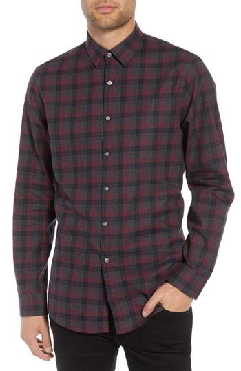 Men's Calibrate Check Flannel Shirt - Grey